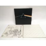 Three Pink Floyd LPs including 'Dark Side Of The M