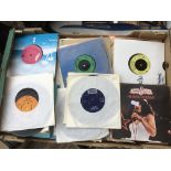 A collection of 7inch singles and CDs by various a