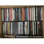 Two boxes of CDs by various artists including Oasi