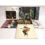 Ten Jimi Hendrix LPs including the soundtrack from