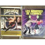 Two film posters comprising a 1980 French example