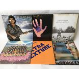 Six George Harrison LPs comprising 'All Things Mus