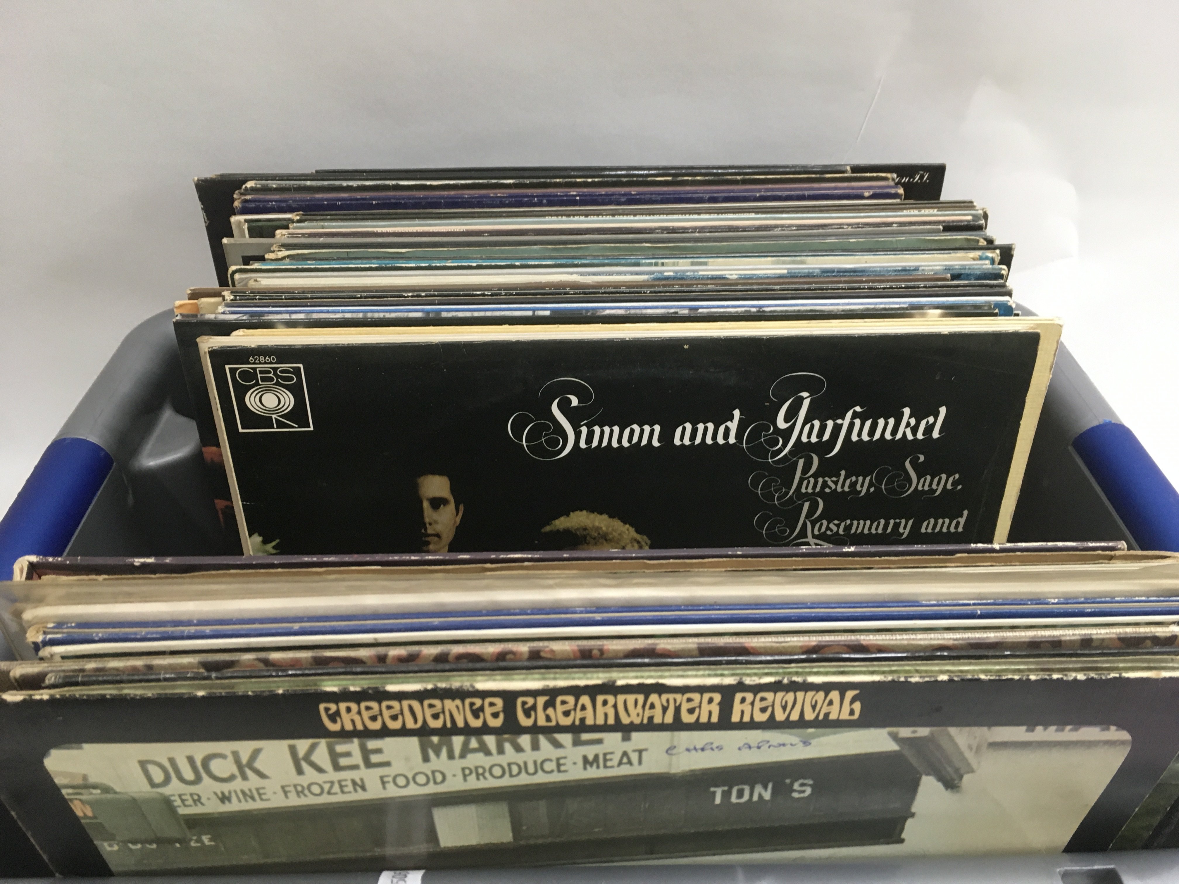 A box of LPs by various artists including Creedenc - Image 2 of 2