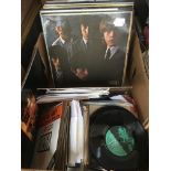 A collection of LPs, 7 inch singles and 78s by var