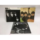 Two Beatles LPs comprising 'With The Beatles' and