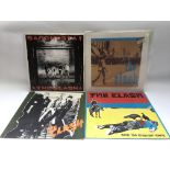 Four LPs by The Clash comprising the self titled d