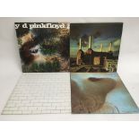Four Pink Floyd reissue LPs comprising 'A Saucerfu