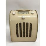 A vintage Ever Ready radio.