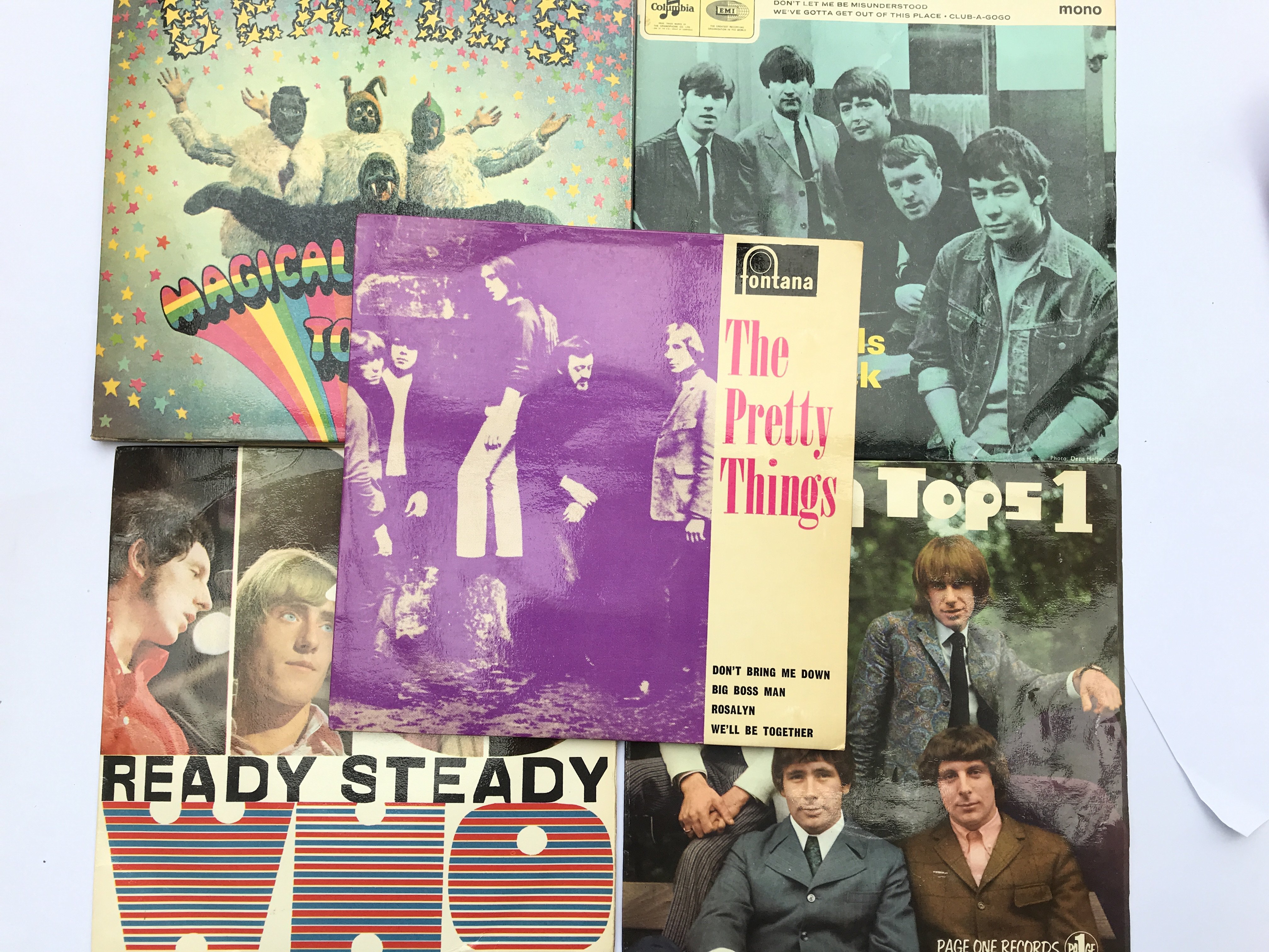 A collection of 5 E.P's including the Beatles Magi