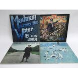 Four Elton John LPs including 'Captain Fantastic',