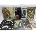 Eight Jethro Tull LPs comprising 'Aqualung', 'Stan