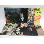 A collection of punk and new wave LPs by various a