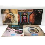 Five rock, prog rock and avant garde LPs by variou