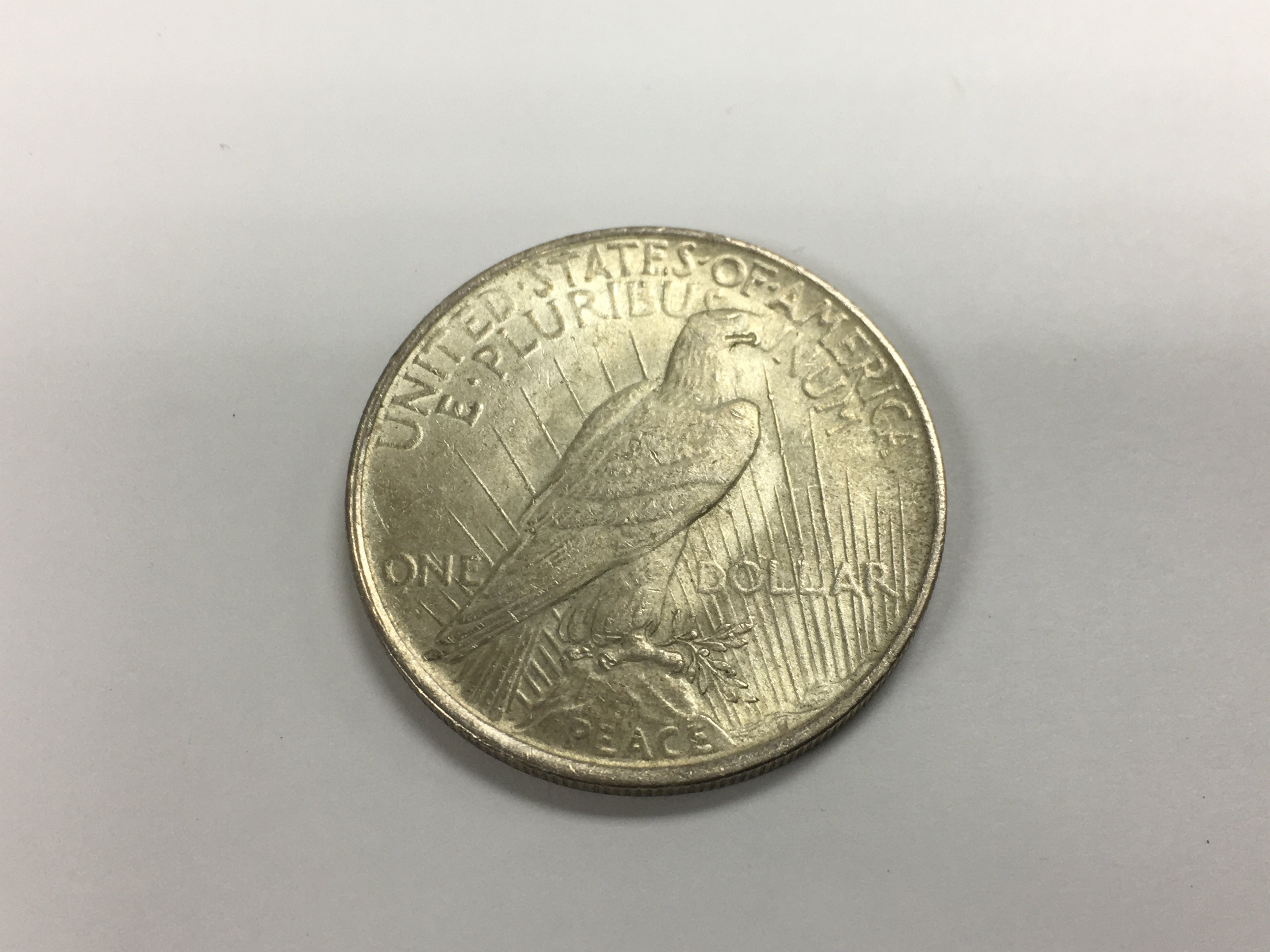 A 1923 American silver dollar - NO RESERVE