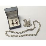 An Atwood Series jewellery set consisting of neckl