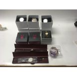 A job lot of 10 new mixed wrist watches