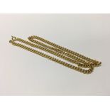 A heavy 18ct gold chain, approx 46.8g.