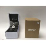 A boxed ladies DKNY wrist watch
