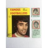 George Best Famous Footballer Booklet: C/W 2 stickers from album.
