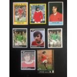 George Best Panini Football Stickers: Some rare. (8)