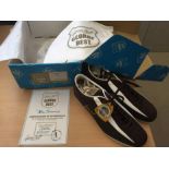 George Best 2001 Ben Sherman George Best Trainers: Black in original box with canvas bag,