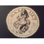 George Best Slack Alice Nightclub Signed Beer Mat: Rare item signed Best wishes by George Best in