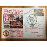 1968 European Cup Final Signed FDC: 25th Anniversary First Day Cover of the 1968 European Cup win.