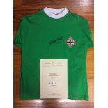 George Best 1970s Northern Ireland Signed Home Shirt: Personally signed by George Best. Comes with