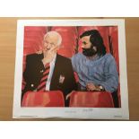 George Best Signed Football Print: From reputable Beckett Studio. Limited Edition Print named Almost