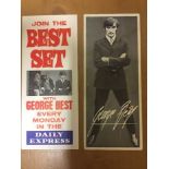 George Best Daily Express Advert: Join The Best Set promotional card advertising Bests column on
