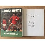 1970/71 George Bests Signed Soccer Annual No 4: Hardback book hand signed by George Best.