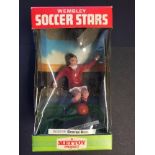 1972 George Best Mettoy Figure: Wembley Soccer Stars George Best figurine in original box. Plastic