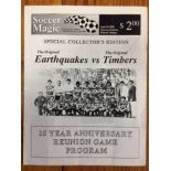 1989 George Best American Football Programme: The Original Earthquakes v The Original Timbers. 15