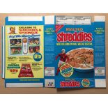 George Best Shreddies Unused Packet: Advertising a set of four exciting jigsaws and a bed spread.