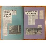 1968/69 Manchester United Football Scrapbook: Featuring original newspaper match reports and