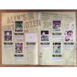 Superb Panini Signed Football Legends Stickers: The All Time Greats 1920 -1990. Collectors