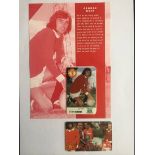 George Best Football Phone Cards: Presenting George in Manchester United kit. (2)