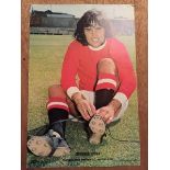 Coffer George Best Football Poster: Colour poster measuring 46cm x 30cm. Depicts Best in