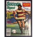 George Best American Soccer Digest Magazine: George Best on cover and feature inside the August 1979