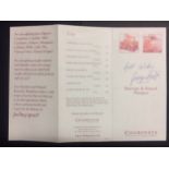 George Best Signed Champneys Resort Brochure. Therapies brochure personally signed by George Best