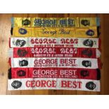 1970 George Best Silk Scarves: All different in excellent condition. (7)