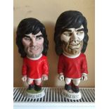 1996 World Of Groggs George Best Figures: Two different versions. Both produced in very limited