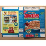 George Best Shreddies Unused Packet: Advertising a set of four exciting jigsaws which are not