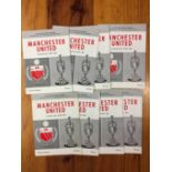 1967 Manchester United Australia Tour Set Of Football Programmes: Full set of 8 different match