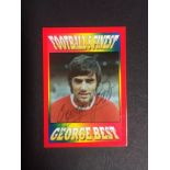 George Best Signed Jim Hossack Limited Edition Trade Card: Footballs Finest quality card