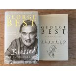 George Best Signed Football Book: Blessed The Autobiography softback book. Signed by George Best.