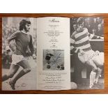 Best Marsh + McGuinness Signed Dinner Menu: Sporting Luncheon with George Best, Rodney Marsh and