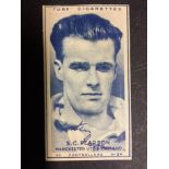 Stan Pearson Signed Football Card: Turf cigarette cards Footballers. Number 34 personally signed