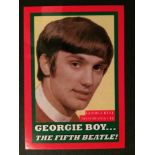 George Best Jim Hossack Trade Card: Georgie Boy The Fifth Beatle. Red border number 7 of only 12