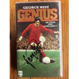 George Best Signed Genius Video: Signed on front by George Best in the early 1990s.